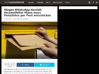 Bild zum Artikel: Wegen WhatsApp-Ausfall: Verzweifelter Mann muss Penisfotos per Post verschicken