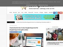 Bild zum Artikel: Checkcheck24.de: Erstes Vergleichsportal für Vergleichsportale geht online