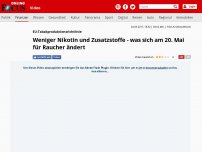 Bild zum Artikel: EU-Tabakproduktionsrichtlinie - Weniger Nikotin und Zusatzstoffe - was sich am 20. Mai für Raucher ändert