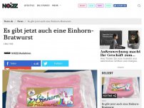 Bild zum Artikel: Es gibt jetzt auch eine Einhorn-Bratwurst