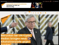 Bild zum Artikel: Betrunken bei UN-Gipfel: Medien bringen neue Alkoholvorwürfe gegen Juncker