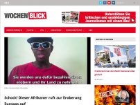 Bild zum Artikel: Schock-Video! Dieser Afrikaner ruft zur Eroberung Europas auf