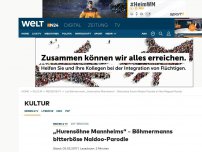 Bild zum Artikel: ZDF-Sendung: 'Hurensöhne Mannheims' - Böhmermanns bitterböse Naidoo-Parodie