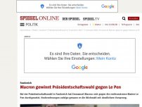 Bild zum Artikel: Frankreich: Macron gewinnt Präsidentschaftswahl gegen Le Pen
