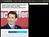 Bild zum Artikel: Kennt Unterschied zwischen links und rechts nicht: Ist DAS Österreichs dümmster Maturant?