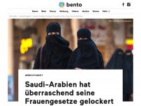 Bild zum Artikel: Saudi-Arabien hat überraschend seine Frauenrechte gelockert