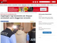 Bild zum Artikel: Nach Streit um ausstehenden Lohn - Angeklagter legt Geständnis ab: Ehepaar zerstückelt und in Baggersee versenkt
