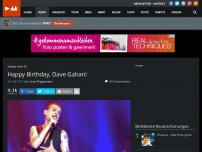 Bild zum Artikel: Happy Birthday, Dave Gahan!