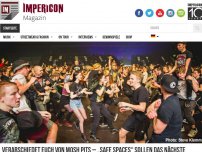 Bild zum Artikel: Verabschiedet euch von Mosh Pits – „Safe Spaces“ sollen das nächste große Ding sein