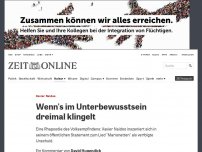 Bild zum Artikel: Xavier Naidoo: Wenn's im Unterbewusstsein dreimal klingelt