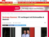 Bild zum Artikel: Vertrags-Hammer: FC verlängert mit Stöger, Schmadtke & Wehrle!