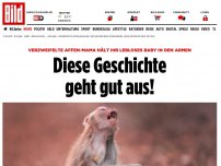 Bild zum Artikel: Lebloses Baby in den Armen - Diese Geschichte geht gut aus!