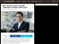 Bild zum Artikel: ATV startet neues Format „Teenager werden ÖVP-Chef“