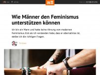 Bild zum Artikel: Wie Männer den Feminismus unterstützen können