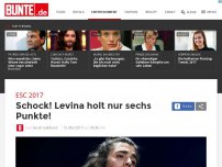 Bild zum Artikel: ESC 2017: Schock! Levina holt nur sechs Punkte!