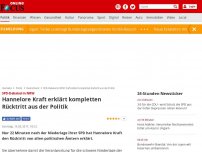Bild zum Artikel: SPD-Debakel in NRW - Hannelore Kraft erklärt kompletten Rücktritt aus der Politik