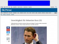 Bild zum Artikel: Gerechtigkeit für Sebastian Kurz (II)