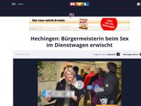 Bild zum Artikel: Hechingen: Bürgermeisterin beim Sex im Dienstwagen erwischt