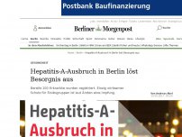Bild zum Artikel: Gesundheit: Hepatitis-A-Epidemie in Berlin ausgebrochen