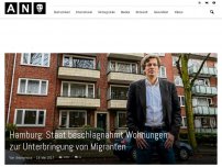 Bild zum Artikel: Unterbringung von Flüchtlingen: Hamburg beginnt mit Enteignung von Wohnungsbesitzern