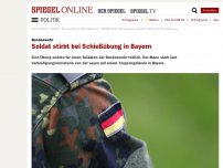 Bild zum Artikel: Bundeswehr: Soldat stirbt bei Schießübung in Bayern