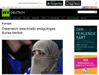 Bild zum Artikel: Österreich beschließt endgültiges Burka-Verbot
