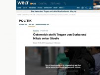 Bild zum Artikel: Integration: Österreich stellt Tragen von Burka und Nikab unter Strafe