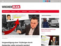 Bild zum Artikel: Vertuschte Asylwerber-Vergewaltigung einer 15-Jährigen wird jetzt Fall für das Parlament