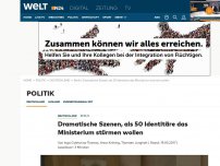 Bild zum Artikel: Berlin: Identitäre Bewegung versucht Bundesjustizministerium zu stürmen