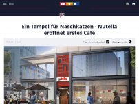 Bild zum Artikel: Ein Tempel für Naschkatzen - Nutella eröffnet erstes Café