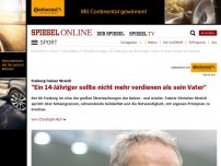 Bild zum Artikel: Freiburg-Trainer Streich: 'Ein 14-Jähriger sollte nicht mehr verdienen als sein Vater'