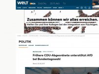 Bild zum Artikel: Frühere CDU-Abgeordnete: Erika Steinbach unterstützt AfD bei Bundestagswahl