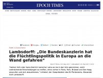 Bild zum Artikel: Lambsdorff: Bundesregierung ignoriert und überfordert europäische Partner oder stellt sie vor vollendete Tatsachen