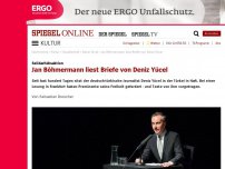 Bild zum Artikel: Solidaritätsaktion: Jan Böhmermann liest Briefe von Deniz Yücel