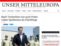 Bild zum Artikel: Nach Tschechien nun auch Polen: Lieber Sanktionen als Flüchtlinge