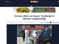 Bild zum Artikel: Sie war allein zuhause: 13-Jährige in Wismar vergewaltigt