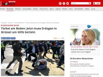 Bild zum Artikel: Druckmittel für die EU  - Türkei am Boden: Jetzt muss Erdogan in Brüssel um Hilfe betteln