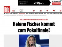 Bild zum Artikel: Volltreffer für Fans und Fußballer - Helene Fischer kommt zum Pokalfinale!