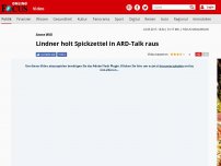 Bild zum Artikel: Anne Will - Lindner holt Spickzettel in ARD-Talk raus