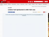 Bild zum Artikel: Anne Will - Lindner holt Spickzettel in ARD-Talk raus