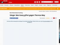 Bild zum Artikel: Nach Manchester-Anschlag - Sänger Morrissey giftet gegen Theresa May