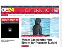 Bild zum Artikel: Wiener Badeschiff: Freier Eintritt für Frauen im Burkini
