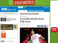 Bild zum Artikel: VfB Stuttgart: Terodde bleibt dem VfB treu
