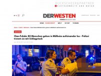Bild zum Artikel: Clan-Fehde: 80 Menschen gehen in Mülheim aufeinander los und werfen Flaschen von Hochhaus auf Polizisten