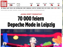 Bild zum Artikel: Tourauftakt - 70 000 feiern Depeche Mode in Leipzig