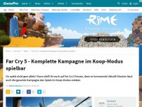 Bild zum Artikel: News: Far Cry 5 - Komplette Kampagne im Koop-Modus spielbar