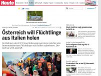 Bild zum Artikel: Antrag in Rom gestellt: Österreich will Flüchtlinge aus Italien holen