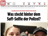 Bild zum Artikel: Daumen hoch für Polizisten - Was steckt hinter dem Suff-Selfie der Polizei?