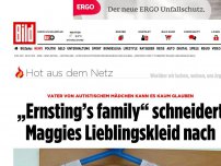 Bild zum Artikel: Für autistisches Mädchen - „Ernsting’s family“ schneidert Maggis Kleid nach