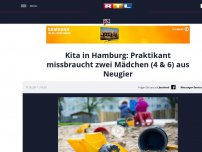 Bild zum Artikel: Kita in Hamburg: Praktikant missbraucht zwei Mädchen (4 & 6) aus Neugier